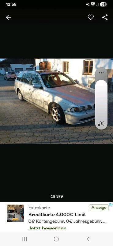 Gebraucht BMW 525 2002 Silber Kombi