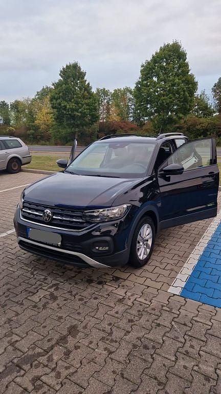 Schwarz Gebraucht 2021 VW T-Cross Life SUV | 19.480 € (Guter Preis) - Bild 1/4