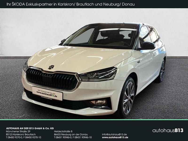 Gebraucht Skoda Fabia Style 110 PS (80 kW) 2021 Moonweiß perleffekt blackmagic perleffekt Kleinwagen