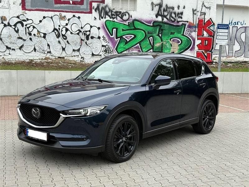 Blau Gebraucht 2021 Mazda CX-5 Sports-Line SUV | 14.950 € - Bild 1/4