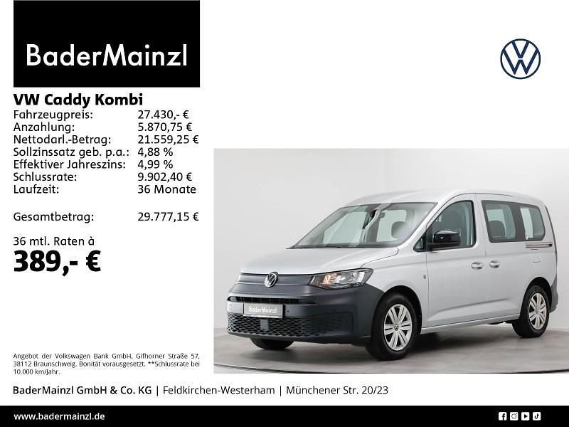 Silber Gebraucht 2021 VW Caddy Van / Kleinbus | 26.930 € (Fairer Preis) - Bild 1/4