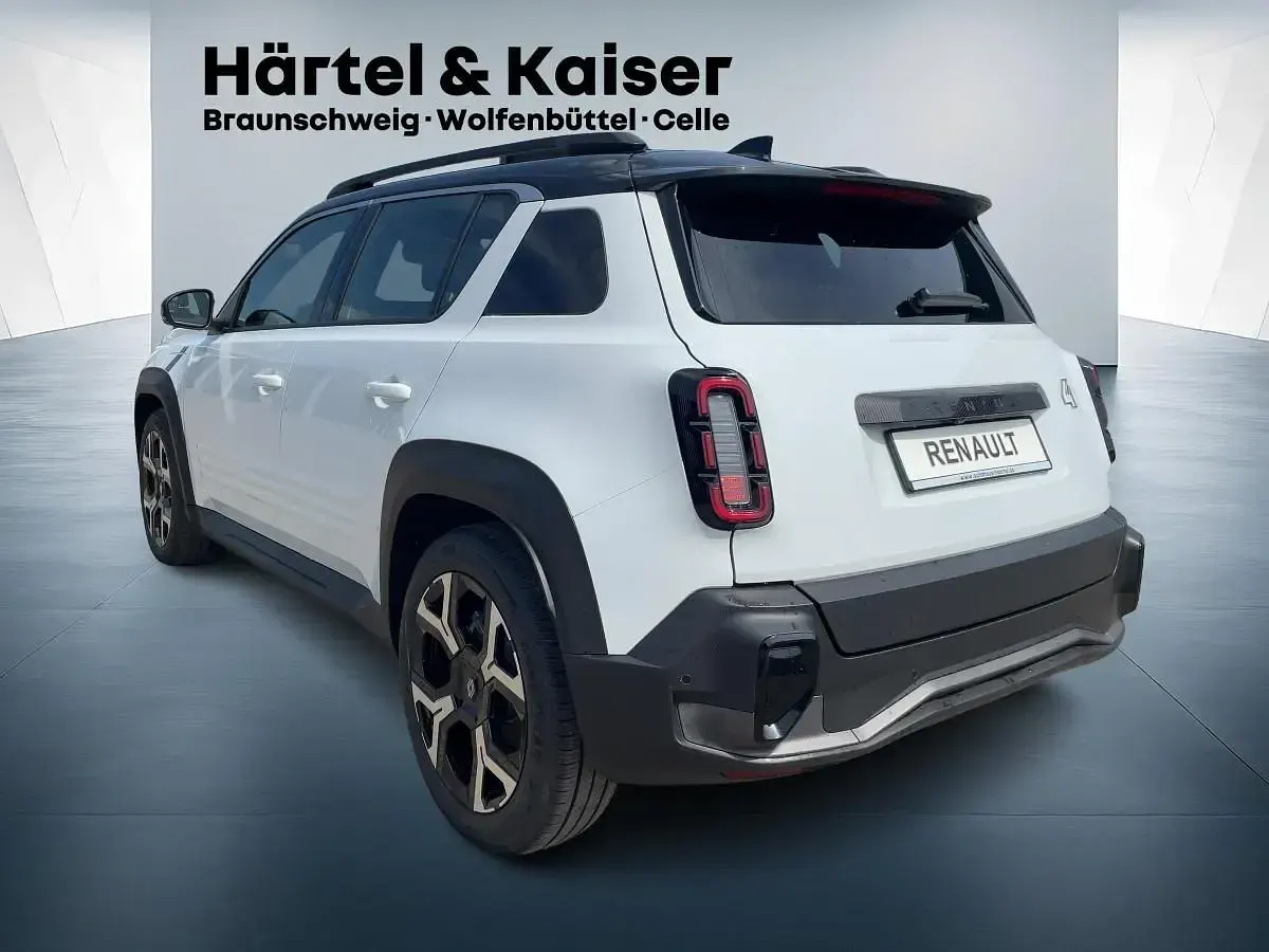Neu Renault 4 E-Tech Komfort 110 kW (150 PS) 2025 Arktisweiß mit schwarzem dach (weiß) SUV