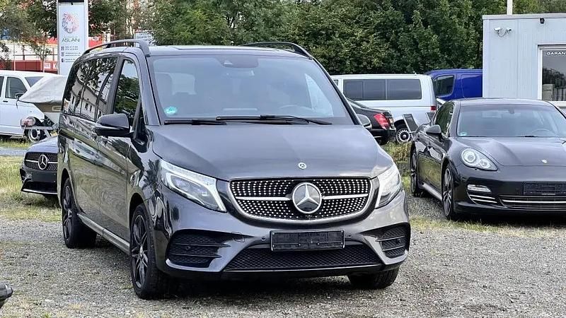 Gebraucht Mercedes V300 Edition 1 239 PS (175 kW) 2020 Schwarz lackfarbe graphitgrau metallic dunkel mb 7831 Van / Kleinbus