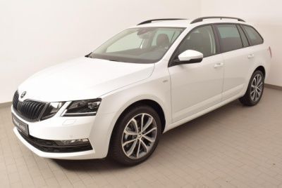 Weiß metallic Gebraucht 2019 Skoda Octavia Soleil Kombi | 30.370 € - Bild 1/4