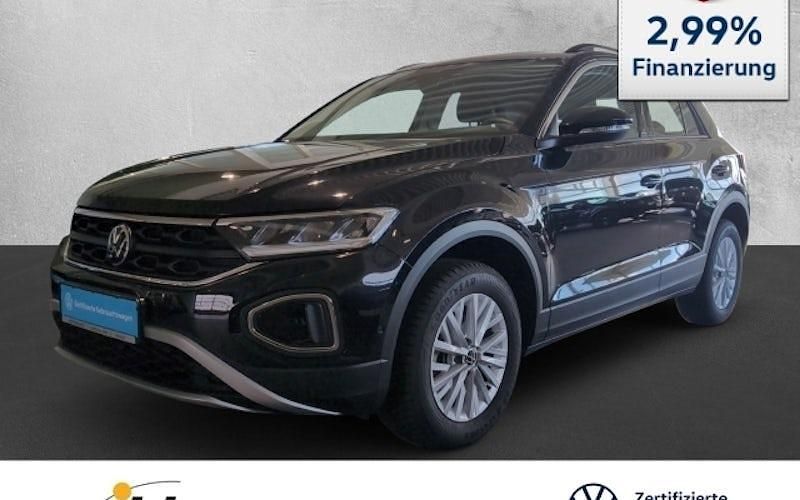 Schwarz Gebraucht 2024 VW T-Roc Life SUV | 24.970 € (Etwas zu teuer) - Bild 1/4