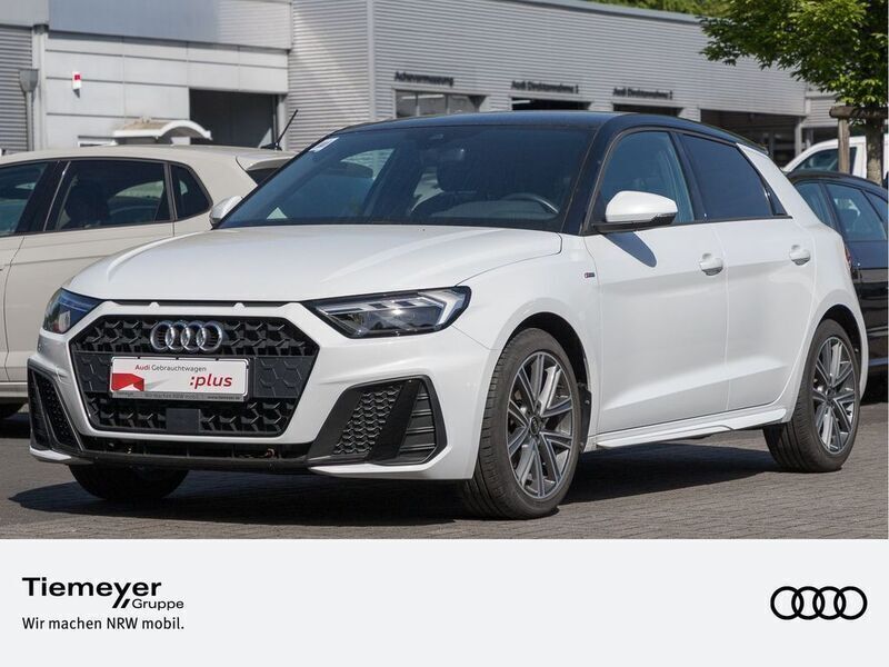 Weiß Gebraucht 2022 Audi A1 Sportback S-Line Kleinwagen | 20.470 € (Guter Preis) - Bild 1/4