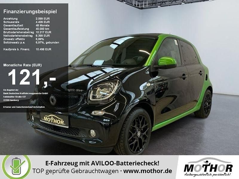 Schwarz Gebraucht 2018 Smart ForFour Electric Drive Prime Kleinwagen | 10.238 € (Fairer Preis) - Bild 1/4