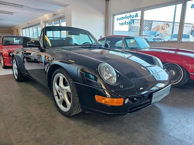 Schwarz Gebraucht 1996 Porsche 993 Cabrio | 59.600 € (Superpreis) - Bild 1/4