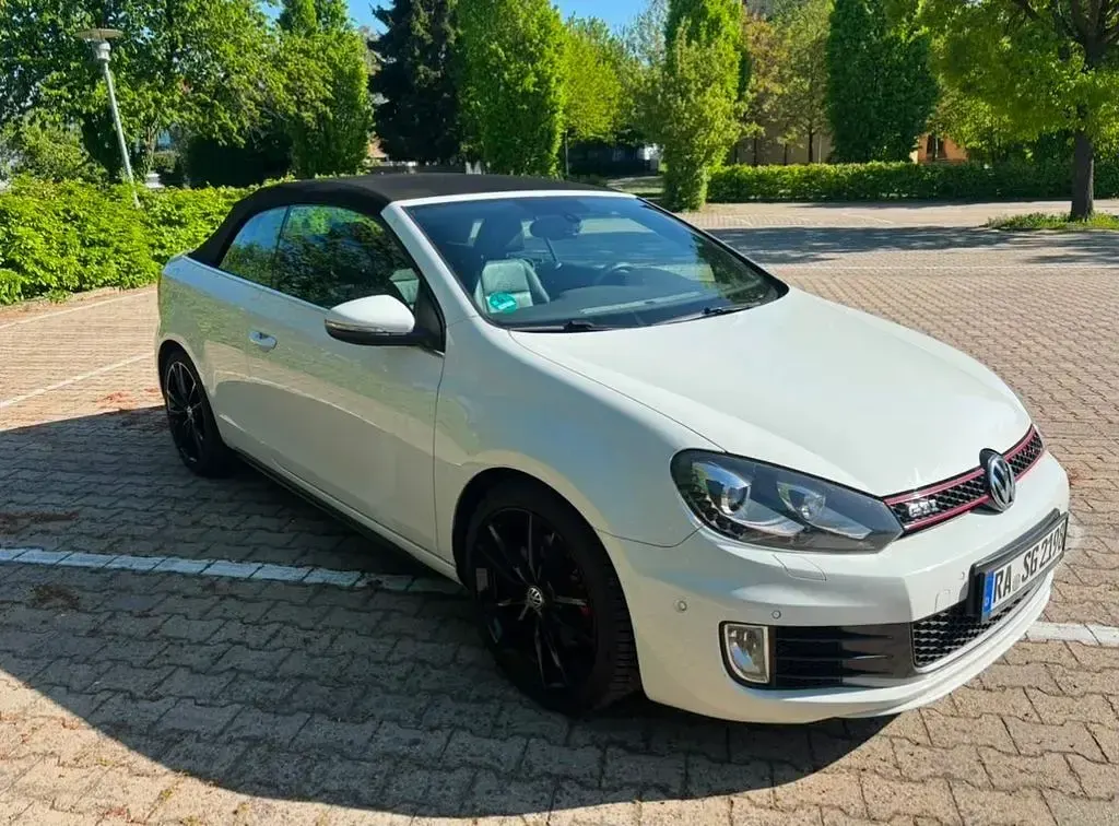 Gebraucht VW Golf Cabriolet GTI 211 PS (155 kW) 2012 Weiß Cabrio