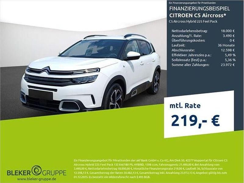 Polar weiß Gebraucht 2022 Citroën C5 Aircross Feel SUV | 21.490 € (Superpreis) - Bild 1/3