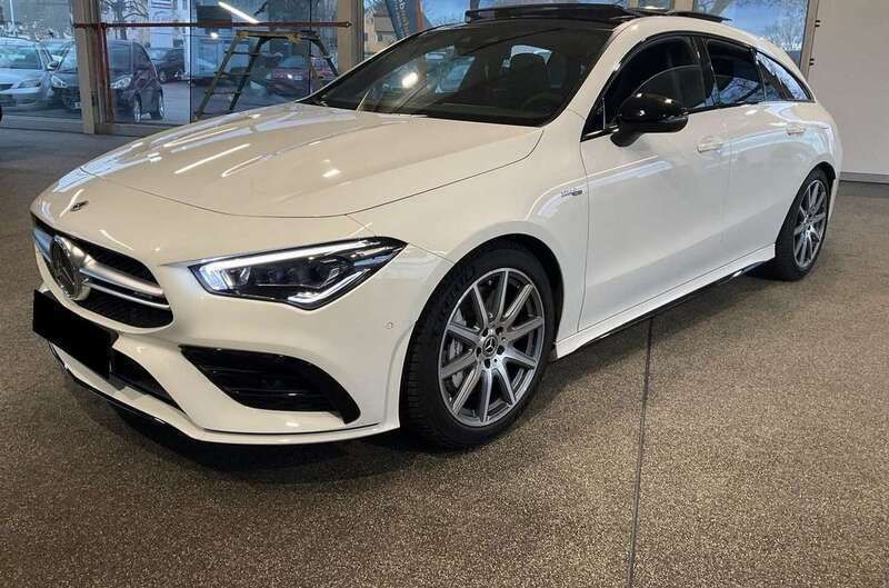 Weiß Gebraucht 2022 Mercedes CLA35 AMG AMG Kombi | 40.000 € (Guter Preis) - Bild 1/4