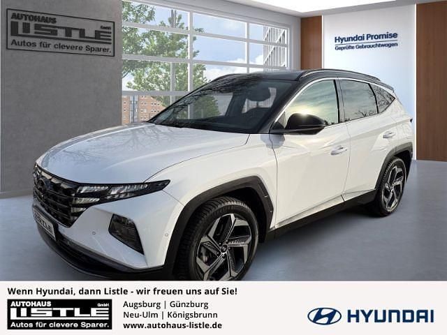 Polar white / phantom black / Gebraucht 2022 Hyundai Tucson Prime SUV | 28.985 € (Fairer Preis) - Bild 1/4