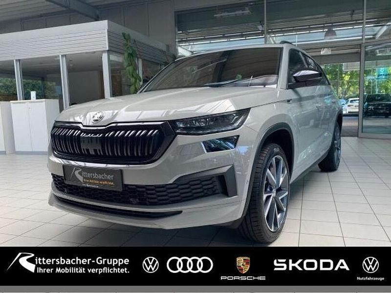Grau Gebraucht 2022 Skoda Kodiaq SportLine SUV | 34.990 € (Etwas zu teuer) - Bild 1/4