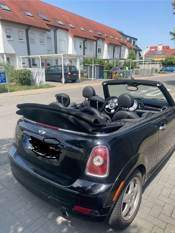 Schwarz Gebraucht 2009 Mini Cooper Cabriolet Cabrio | 5.590 € (Fairer Preis) - Bild 1/4