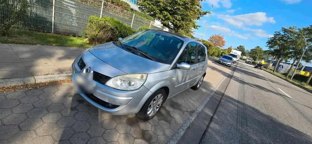 Gebraucht Renault Scénic II 131 PS (96 kW) 2008 Silber Van / Kleinbus