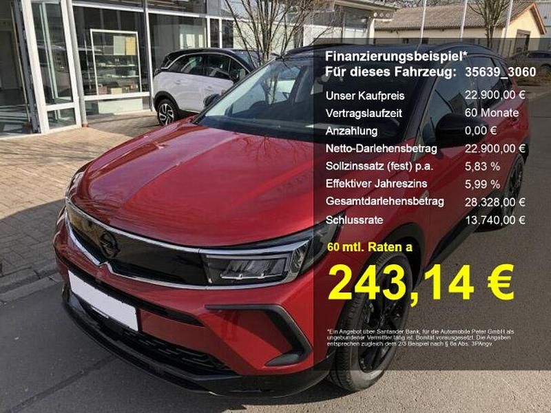 Rubin rot metallic Gebraucht 2022 Opel Grandland X GS Line SUV | 22.900 € (Fairer Preis) - Bild 1/3