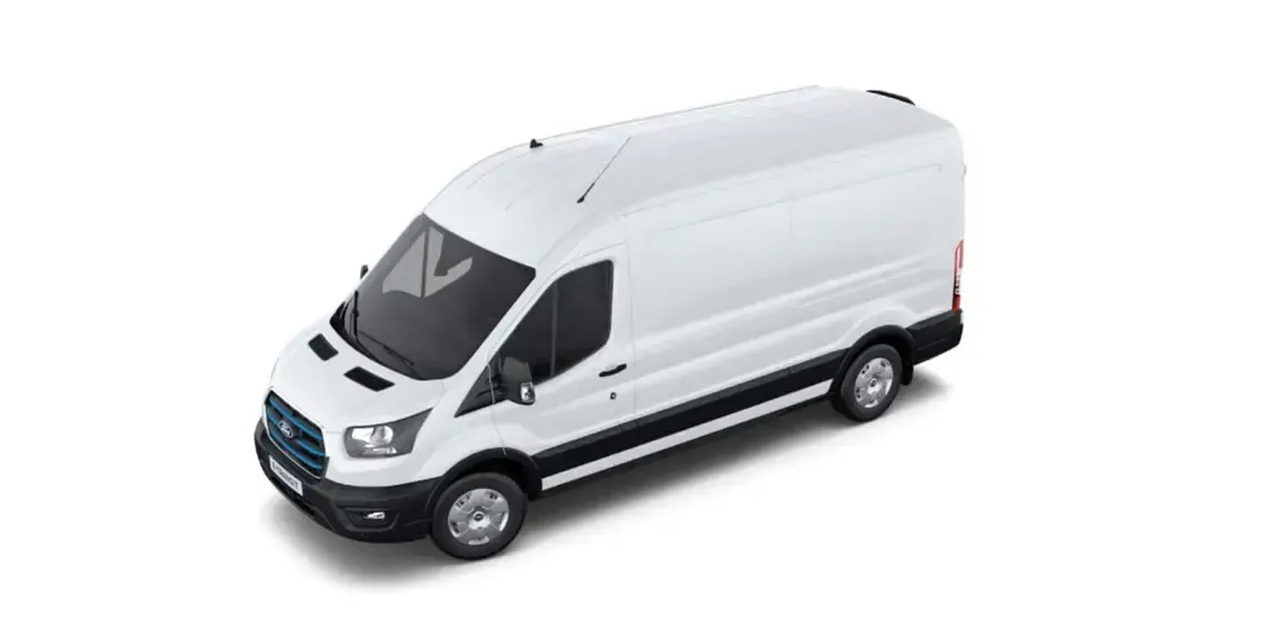 Nowe Ford E-Transit Trend 135 kW (184 KM) 2026 Biały Van