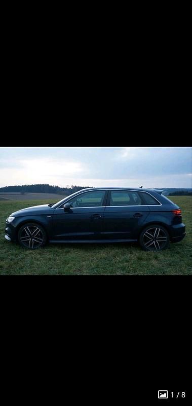 Gebraucht Audi A3 Sportback Design 184 PS (135 kW) 2018 Blau Kleinwagen