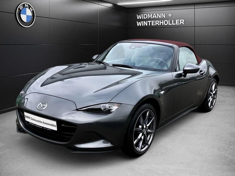 Grau Gebraucht 2021 Mazda MX5 Cabrio | 25.850 € (Fairer Preis) - Bild 1/3