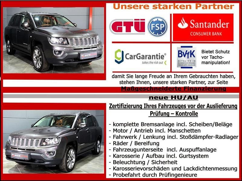 Gebraucht Jeep Compass Limited 170 PS (125 kW) 2015 Grau SUV