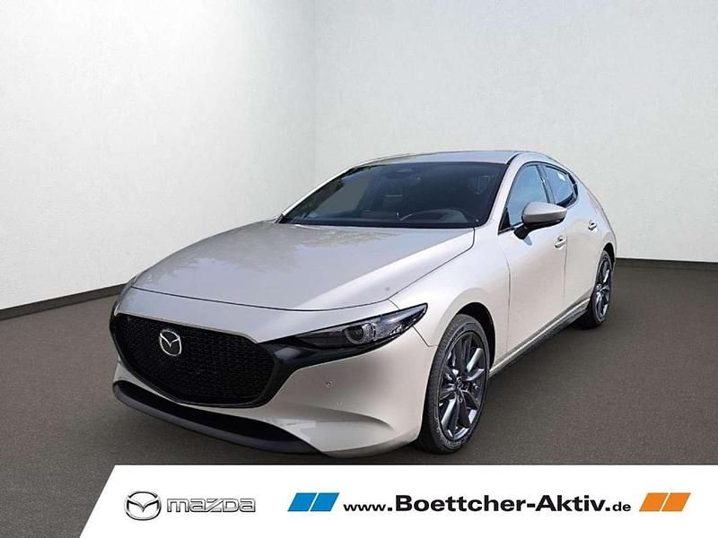 Neu Mazda 3 Exclusive-Line 140 PS (102 kW) 2025 Beige Limousine