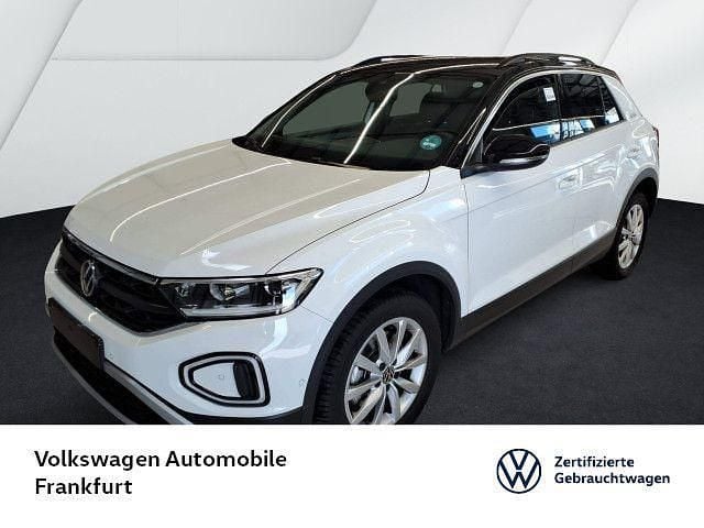 Pure white/schwarz Gebraucht 2025 VW T-Roc Goal SUV | 30.980 € (Superpreis) - Bild 1/3