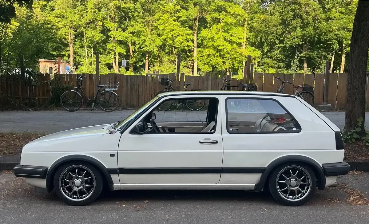 Gebraucht VW Golf II 55 PS (40 kW) 1989 Weiß Kleinwagen