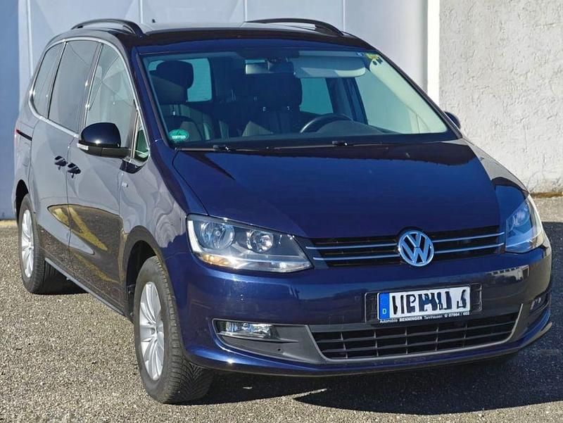Gebraucht VW Sharan Match 140 PS (102 kW) 2012 Blau Van / Kleinbus