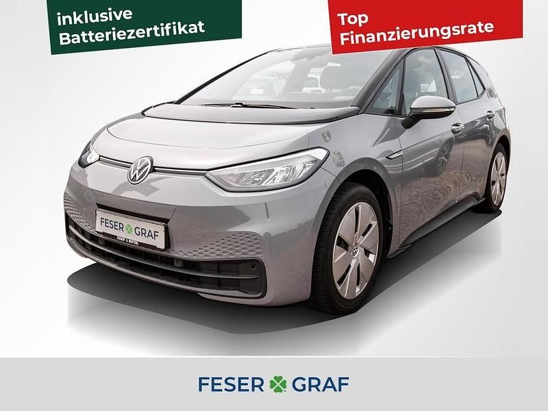 Mondsteingrau schwarz Gebraucht 2021 VW ID.3 Pro Kleinwagen | 16.990 € (Fairer Preis) - Bild 1/4