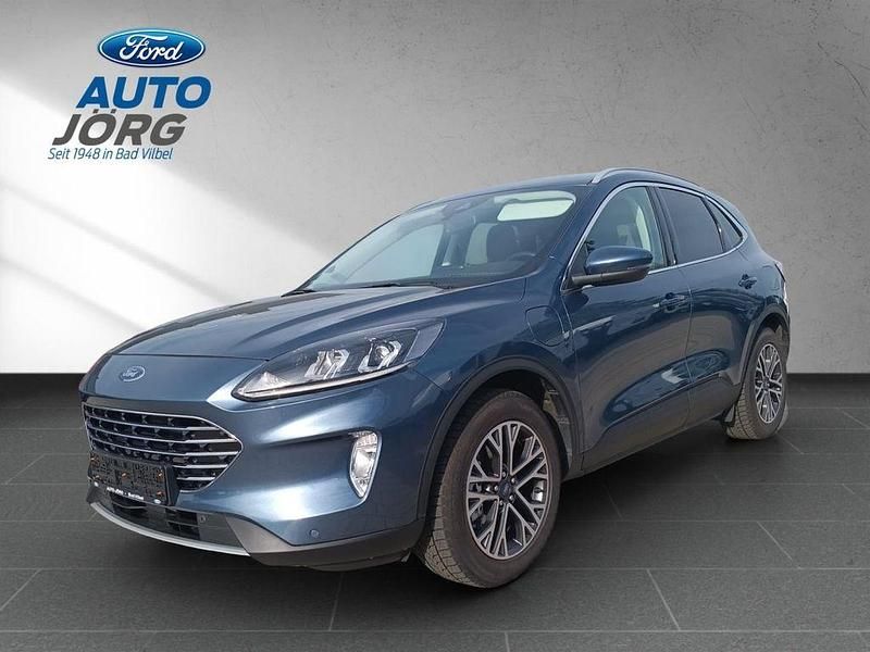 Blau Gebraucht 2021 Ford Kuga Titanium SUV | 18.992 € (Superpreis) - Bild 1/4