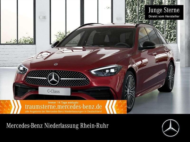 Rot Gebraucht 2023 Mercedes C220 AMG Limousine | 38.990 € (Fairer Preis) - Bild 1/3