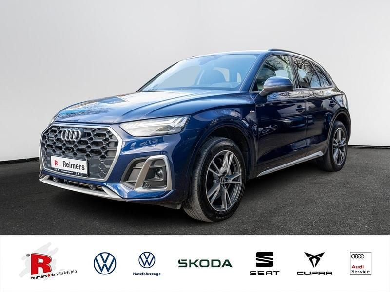 Navarrablau metallic Gebraucht 2021 Audi Q5 S-Line SUV | 37.720 € (Guter Preis) - Bild 1/4