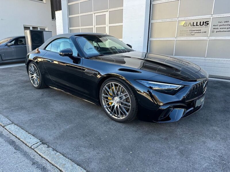 Gebraucht Mercedes SL63 AMG Premium Plus 585 PS (430 kW) 2023 Schwarz Cabrio