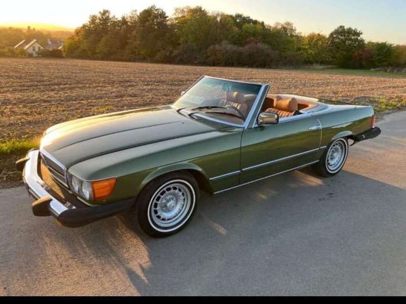 Grün Gebraucht 1979 Mercedes SL450 Cabrio | 30.900 € - Bild 1/4