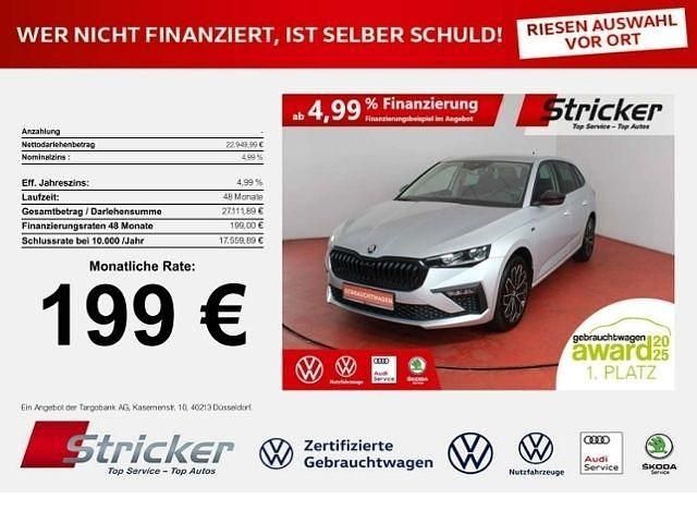 Gebraucht Skoda Scala Tour 150 PS (110 kW) 2025 Brillantsilber metallic Kleinwagen