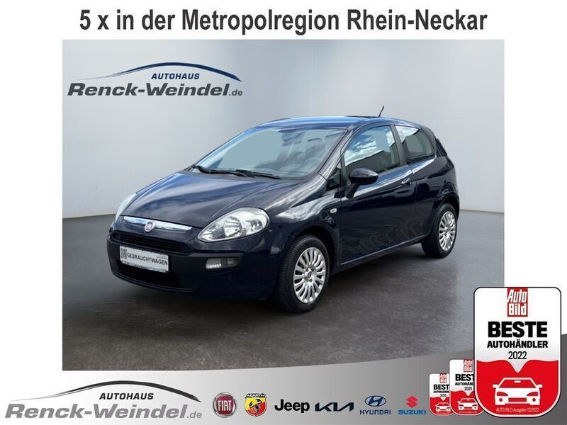 Blau Gebraucht 2012 Fiat Punto Kleinwagen | 6.989 € - Bild 1/4