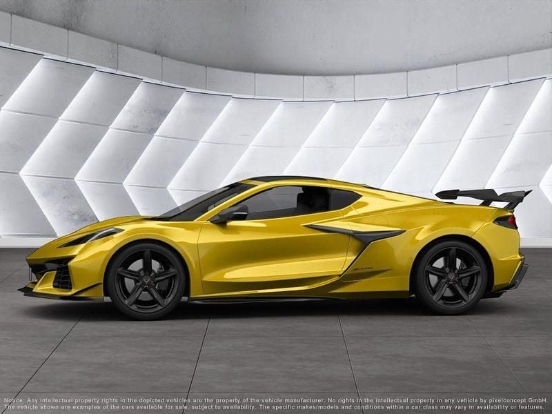 Neu Corvette Z06 646 PS (475 kW) 2025 Gelb Cabrio