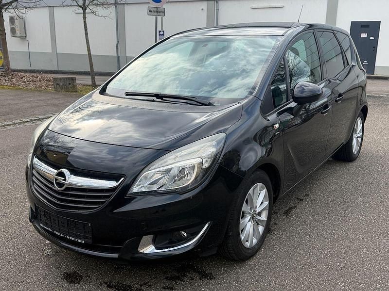 Gebraucht Opel Meriva drive 110 PS (80 kW) 2016 Schwarz Van / Kleinbus