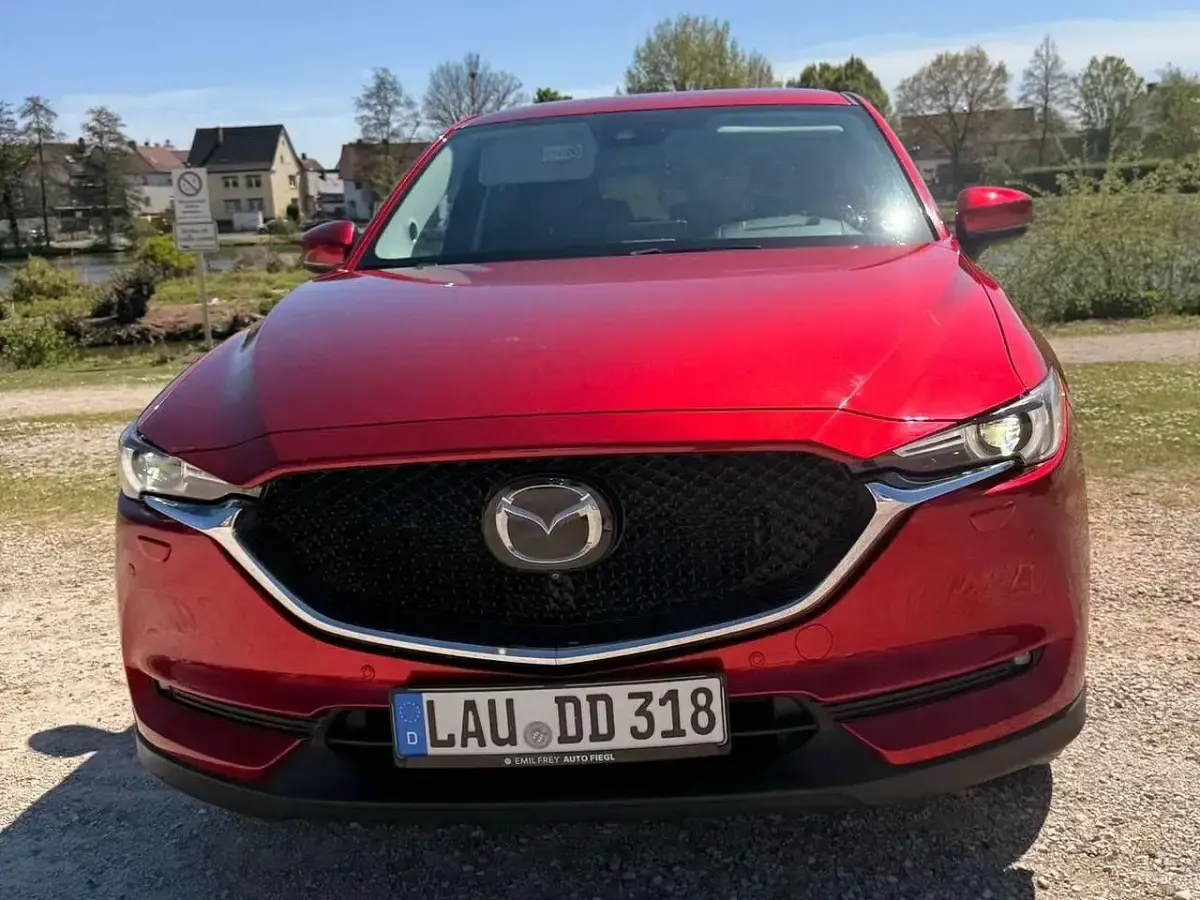Gebraucht Mazda CX-5 Sports-Line 194 PS (142 kW) 2020 Rot SUV