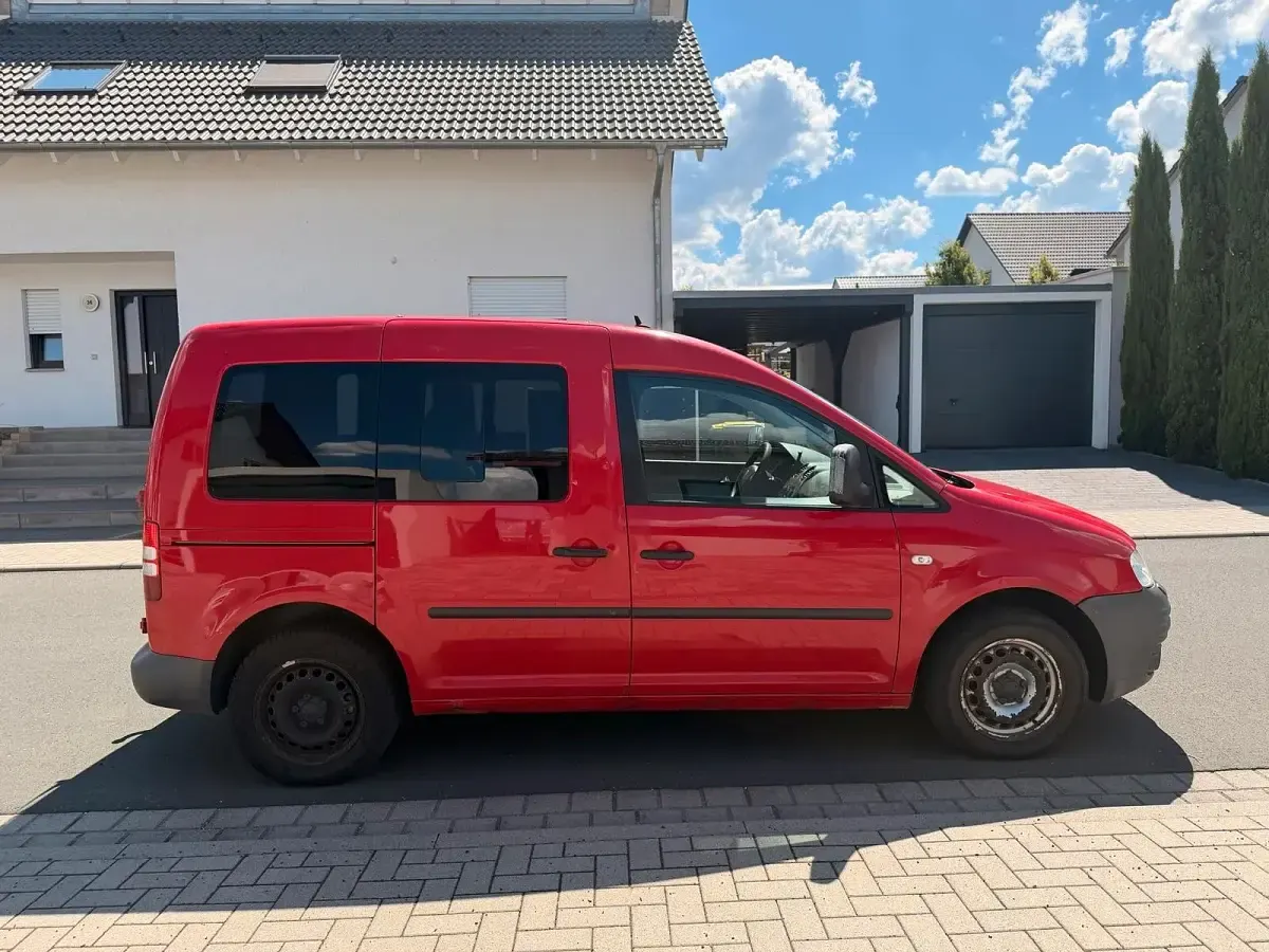 Gebraucht VW Caddy Life 105 PS (77 kW) 2007 Rot Van / Kleinbus
