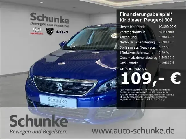 Gebraucht Peugeot 308 SW Active 131 PS (96 kW) 2020 Kombi