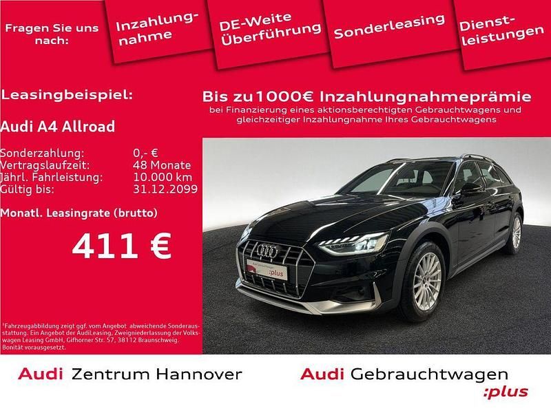 A2 brillantschwarz Gebraucht 2023 Audi A4 Allroad Ambiente Kombi | 31.150 € (Superpreis) - Bild 1/4
