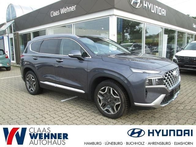 Blau Gebraucht 2022 Hyundai Santa Fe Prime SUV | 36.900 € (Etwas zu teuer) - Bild 1/4
