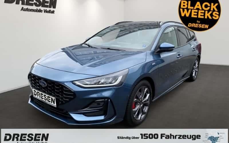 Blau Gebraucht 2024 Ford Focus ST-Line X Kombi | 25.450 € (Guter Preis) - Bild 1/4