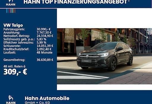 Gebraucht VW Taigo R-line 150 PS (110 kW) 2025 Schwarz SUV