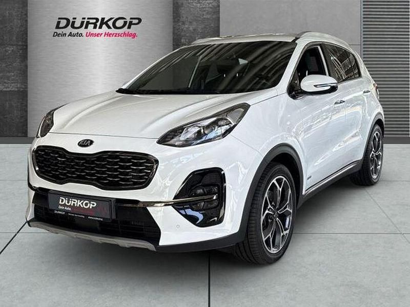 (hw2) deluxeweiss met. Gebraucht 2021 Kia Sportage 4 SUV | 23.950 € (Guter Preis) - Bild 1/4