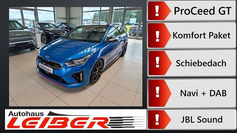 Blau Gebraucht 2020 Kia ProCeed GT Comfort Kleinwagen | 23.390 € (Etwas zu teuer) - Bild 1/4