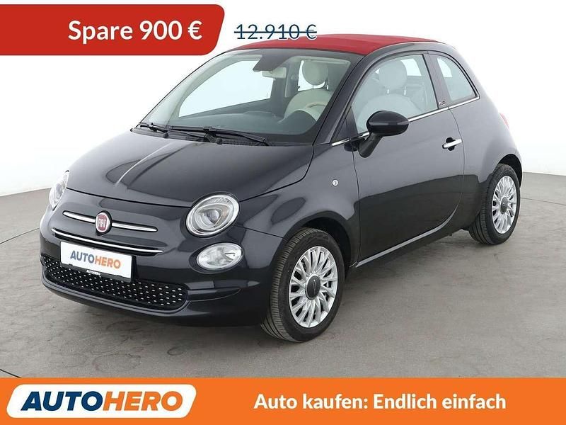 Schwarz Gebraucht 2020 Fiat 500C Lounge Cabrio | 12.010 € (Fairer Preis) - Bild 1/3