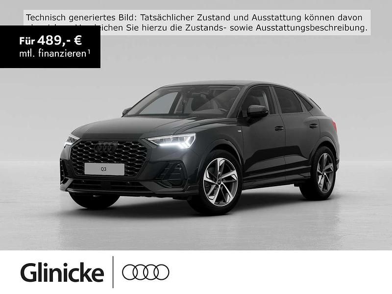 Mythosschwarz metallic Gebraucht 2025 Audi Q3 S-Line SUV | 46.460 € (Teuer) - Bild 1/3
