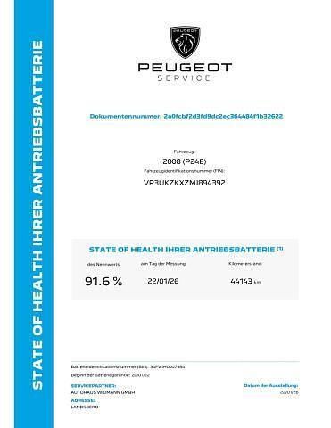 Schwarz Gebraucht 2022 Peugeot e-2008 Allure SUV | 16.675 € (Guter Preis) - Bild 1/1